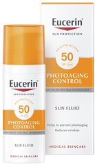 Солнцезащитный антивозрастной флюид, SPF50, Eucerin, 50 мл - фото