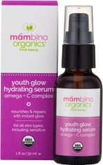 Органічне масло для особи з омега-комплексом Youth Glow, Mambino Organics, 30 мл - фото