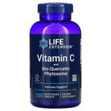 Вітамін С + біо-кверцетин, Vitamin C and Bio-Quercetin Phytosome, Life Extension, 250 вегетаріанських таблеток, фото