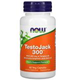 Репродуктивное здоровье мужчин, тонгкат али, TestoJack, Now Foods, 300 мг, 60 капсул, фото
