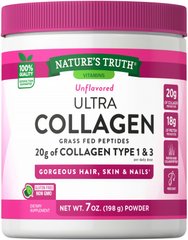 Ультра колаген, Ultra Collagen, Тип 1 і 3, Nature's Truth, 198 г - фото