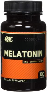 Мелатонін, Melatonin, Optimum Nutrition, 100 таблеток - фото