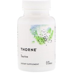 Таурин, Taurine, Thorne Research, 90 капсул - фото