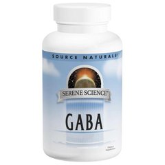 ГАМК, 750 мг, Source Naturals, 180 таблеток - фото