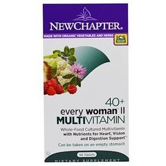 Мультивитамины для женщин II 40+, Woman II Multivitamin, New Chapter, 96 таблеток - фото