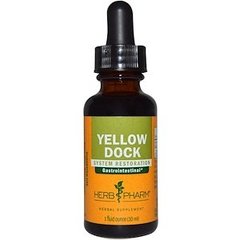 Щавель курчавый, Yellow Dock, Herb Pharm, 30 мл - фото