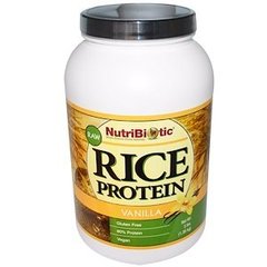 Рисовий протеїн, Rice Protein, NutriBiotic, 1.36 кг - фото