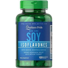 Изофлавоны сои, Soy Isoflavones, Puritan's Pride, 750 мг, 120 капсул быстрого высвобождения - фото