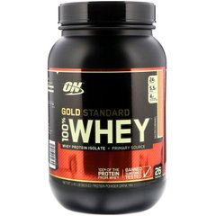 Сироватковий протеїн 100% Whey Gold Standard, карамель, Optimum Nutrition, 909 г - фото