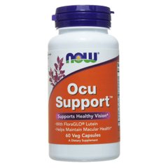 Витамины для глаз, Ocu Support, Now Foods, 60 капсул - фото