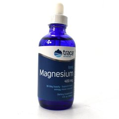 Рідкий іонний магній, Liquid Ionic Magnesium, Trace Minarals, 400 мг, 118 мл - фото
