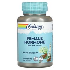 Смесь женских гормонов, Female Hormone Blend SP-7C, Solaray, 180 капсул - фото