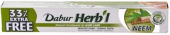 Натуральная зубная паста, Herb'l Neem, Dabur, 75+25 г - фото