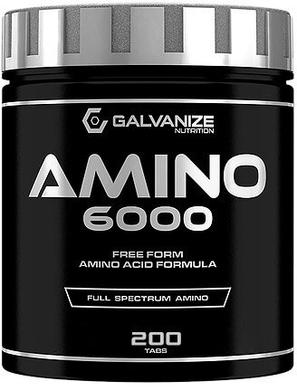 Комплекс аминокислот Amino 6000, Galvanize Nutrition, 200 таблеток - фото
