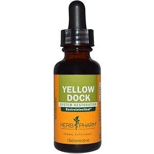 Щавель курчавый, Yellow Dock, Herb Pharm, 30 мл - фото