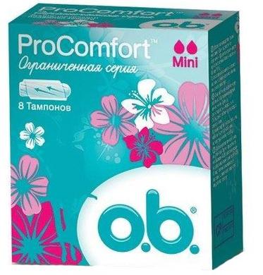Тампоны ProComfort Mini, o.b., 8 шт - фото