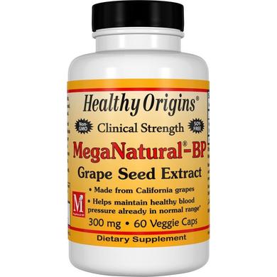 Экстракт виноградных косточек (Grape Seed Extract), Healthy Origins, 300 мг, 60 капсул - фото