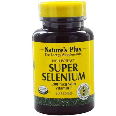 Селен, Super Selenium, Nature's Plus, 200 мкг, 90 таблеток - фото