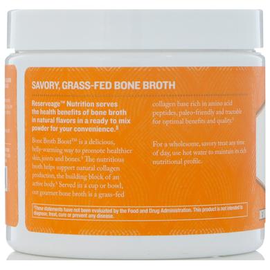 Коллагеновый белок, Bone Broth Boost, ReserveAge Nutrition, порошок, вкус говядины, 120 г - фото
