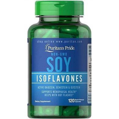 Ізофлавони сої, Soy Isoflavones, Puritan's Pride, 750 мг, 120 капсул швидкого высвобождения - фото