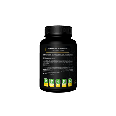 Вітамін С + Ехінацея, Vitamin C Plus Echinacea, Healthy Nation, 500 мг, 60 капсул - фото