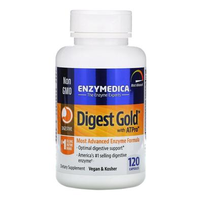 Травні ферменти, Digest Gold with ATPro, Enzymedica, 120 капсул - фото