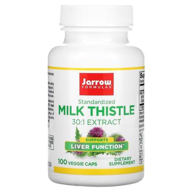 Розторопша (Milk Thistle), Jarrow Formulas, 150 мг, 100 капсул - фото