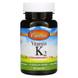 Вітамін К2 (MK-4 Менатетренон), Vitamin K2 Menatetrenone, Carlson Labs, 5 мг, 60 капсул, фото – 1