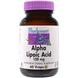 Альфа-ліпоєва кислота, Alpha Lipoic Acid, Bluebonnet Nutrition, 100 мг, 60 капсул, фото – 1