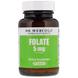 Фолат, Folate, Dr. Mercola, 5 мг, 30 капс, фото – 1