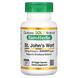 Звіробій, St. John's Wort, California Gold Nutrition, EuroHerbs, 300 мг, 60 капсул, фото – 1