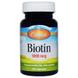 Біотин, Biotin, Carlson Labs, 5000 мкг, 100 капсул, фото – 1