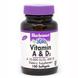 Витамин А и D3, Bluebonnet Nutrition, 10 000 МЕ/400 МЕ, 100 желатиновых капсул, фото – 1