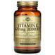 Витамин Е, Vitamin E, Solgar, 1000 МЕ, 100 капсул, фото – 1