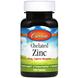 Цинк, Chelated Zinc, Carlson Labs, 30 мг, 100 таблеток, фото – 3
