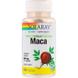 Мака, Maca, Solaray, органик, 500 мг, 100 капсул, фото – 1