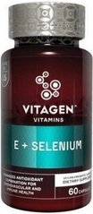Вітамін Е + Селен, Vitagen, 60 капсул - фото