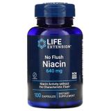 Вітамін В3 (ніацин), No Flush Niacin, Life Extension, 800 мг, 100 капсул, фото