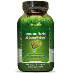 Поддержка иммунитета, Immuno-Shield, Irwin Naturals, 100 капсул - фото