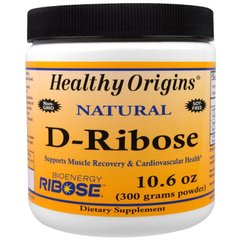 D рибоза, D-Ribose, Healthy Origins, порошок, 300 г - фото
