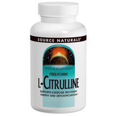 L-цитрулін, L-Citrulline, Source Naturals, 500 мг, 120 капсул - фото