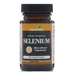 Селен (Selenium), FutureBiotics, 200 мкг, 100 капсул - фото