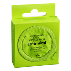 Маска-експрес для особи освіжаюча з охолоджуючим ефектом, Cafemimi, 15 мл - фото