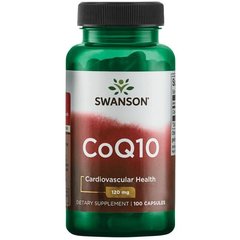 Коэнзим Q10, Ultra CoQ10, Swanson, 120 мг, 100 капсул - фото