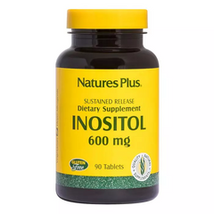 Інозітол сповільненого вивільнення, Nature's Plus, 600 мг, 90 таблеток - фото