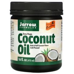 Кокосовое масло, Coconut Oil, Jarrow Formulas, органическое, 473 г - фото