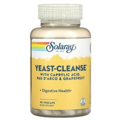 Дрожжи очищающие, Yeast-Cleanse, Solaray, 90 капсул - фото