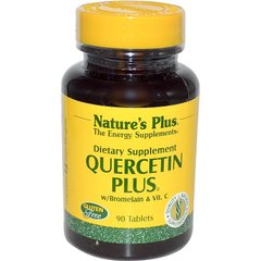 Кверцетин, Quercetin Plus, Nature's Plus, 90 таблеток - фото