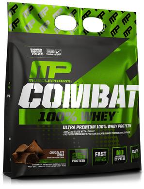 Комплексний протеїн, Combat, шоколад, 4, MusclePharm, 535 кг - фото