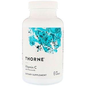 Витамин С с флавоноидами, Vitamin C, Thorne Research, 180 капсул - фото